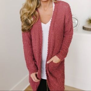 Mauve cardigan